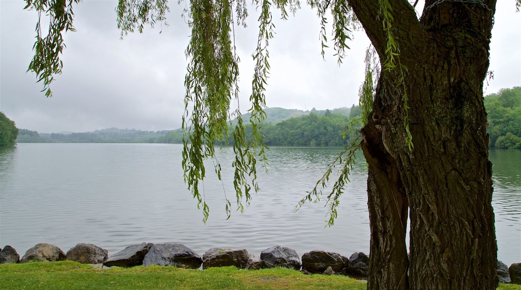 Lac de Lourdes featuring a lake or waterhole