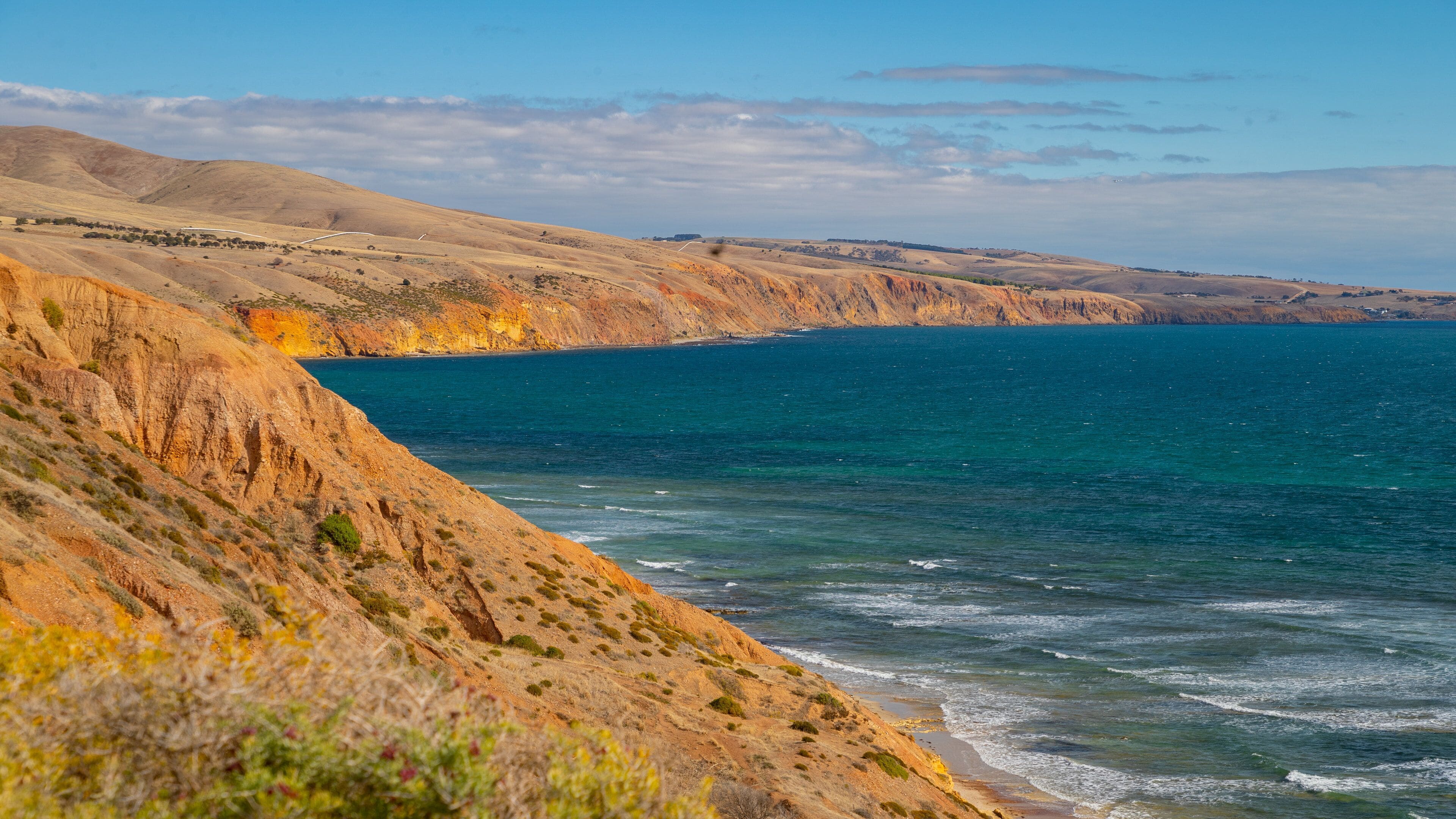 Sellicks Beach which includes general coastal views and rugged coastline
