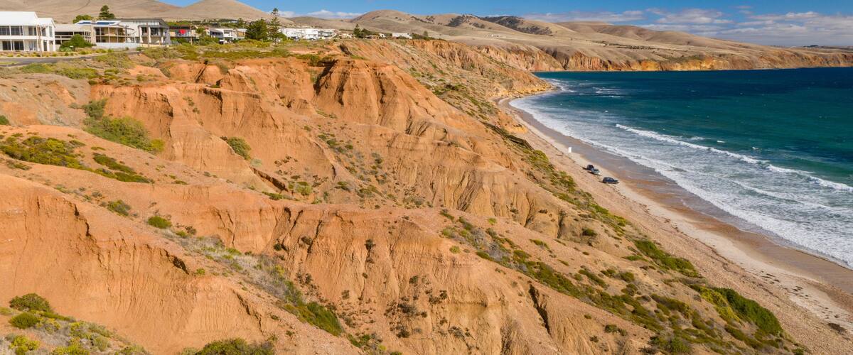 Sellicks Beach featuring general coastal views and a coastal town