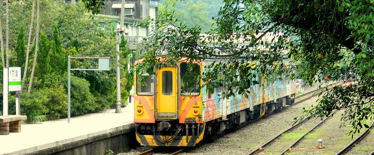 內灣站鐵路線和列車/Tracks and Train in Neiwan Sta