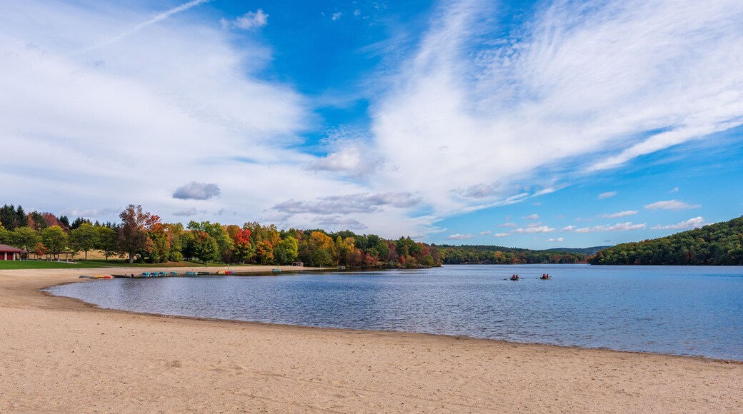 Beach On Lake Taghkanic State Park In Hudson Valley New York