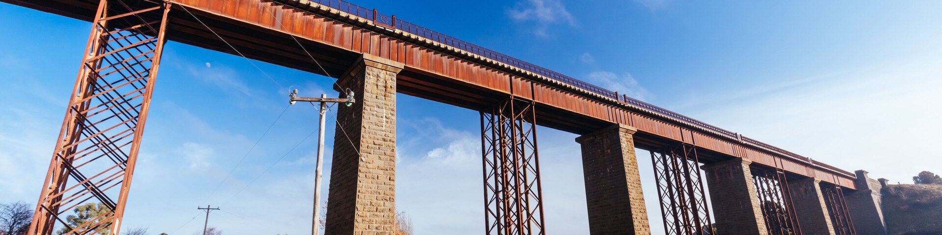 Taradale Railway Viaduct in Victoria Australia