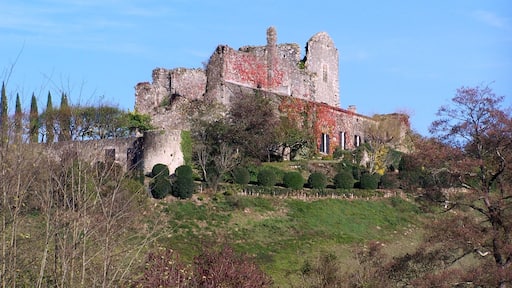 Castle of Caze in Saint-Sulpice-de-Guilleragues (Gironde, France)