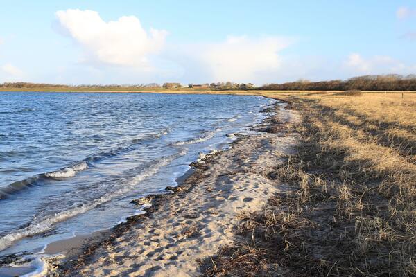 Idyllic Limfjord in Jegindo, Jylland, Denmark