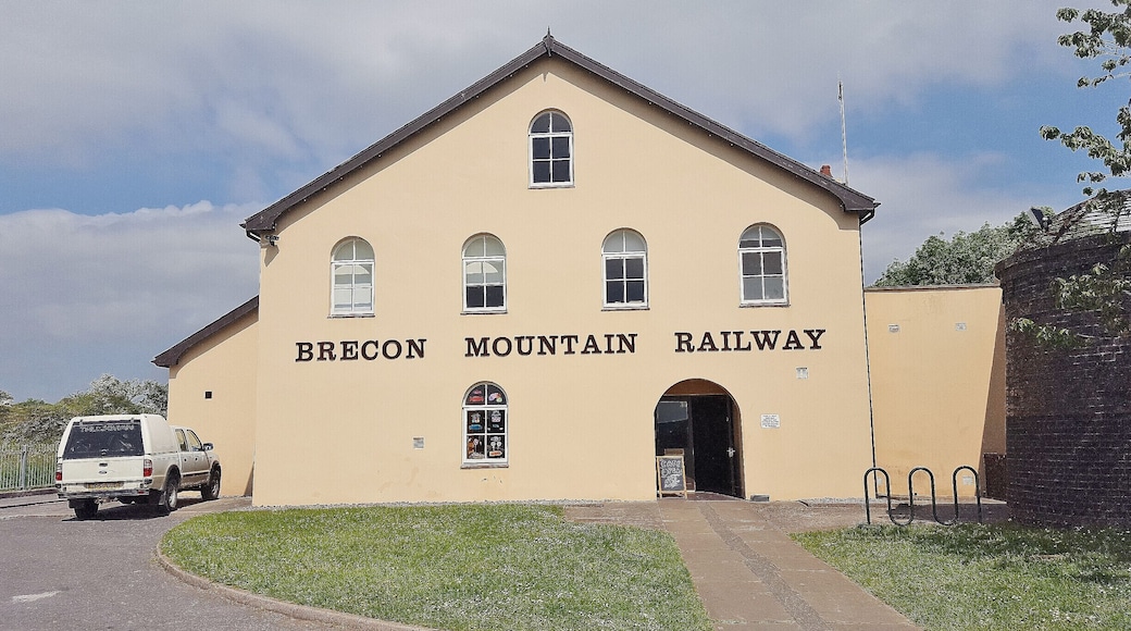 Great Steam Train ride into the Brecon Mountains,