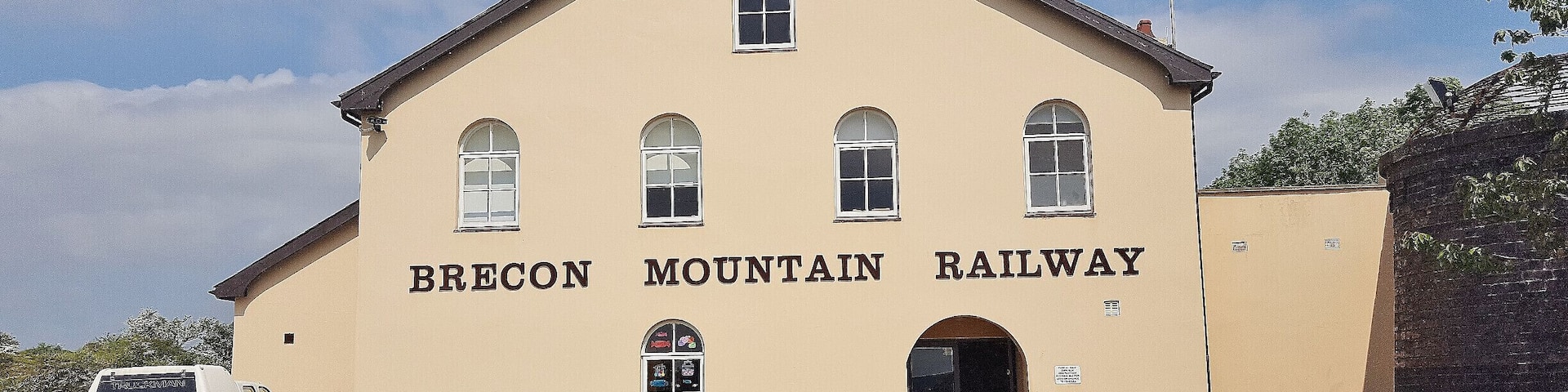 Great Steam Train ride into the Brecon Mountains,