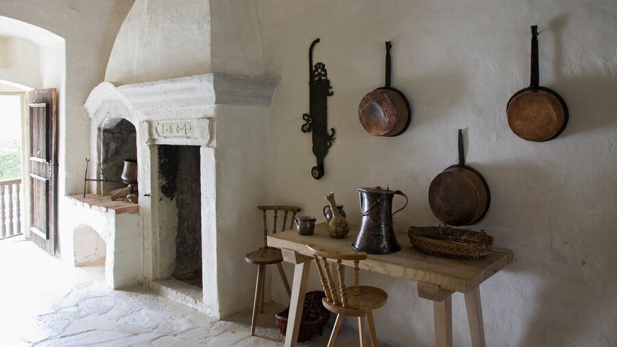 Castle Prunn showing heritage elements and interior views