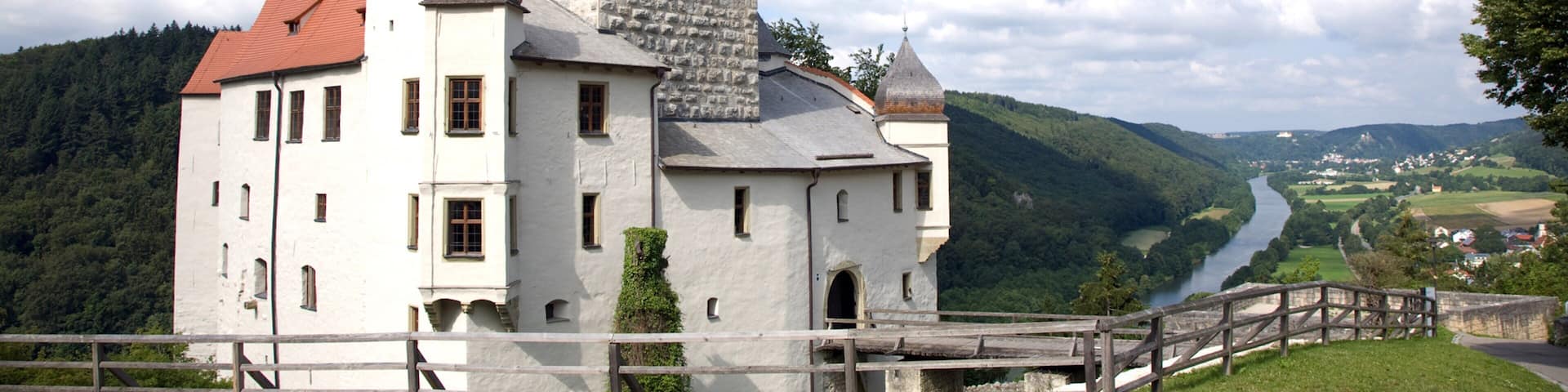 Castle Prunn which includes tranquil scenes and heritage elements
