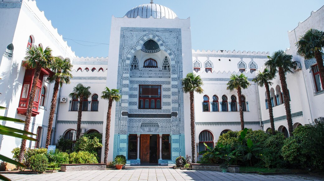 Dulber Palace in Koreiz near Yalta in Crimea. Palace in oriental style