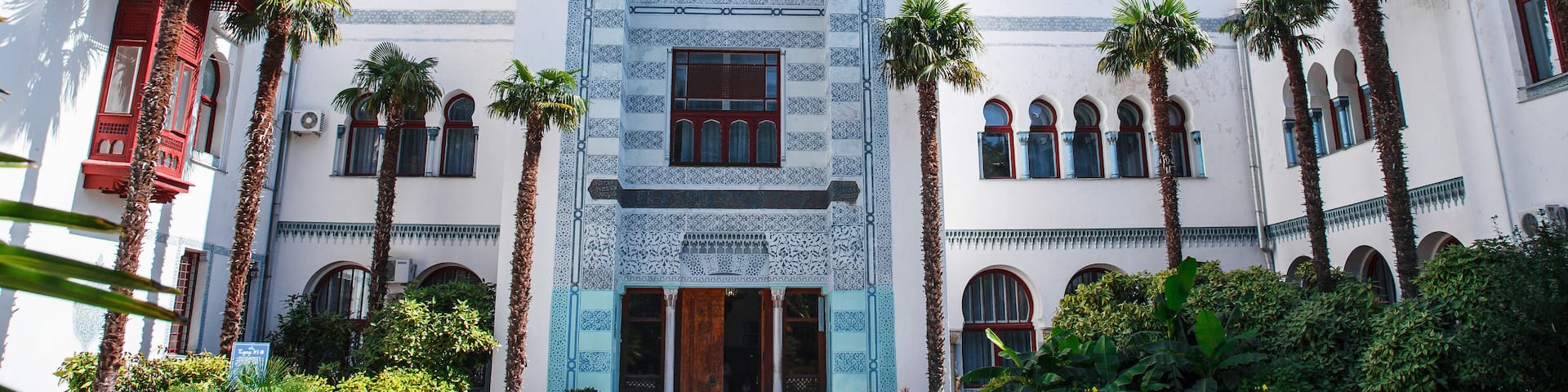 Dulber Palace in Koreiz near Yalta in Crimea. Palace in oriental style
