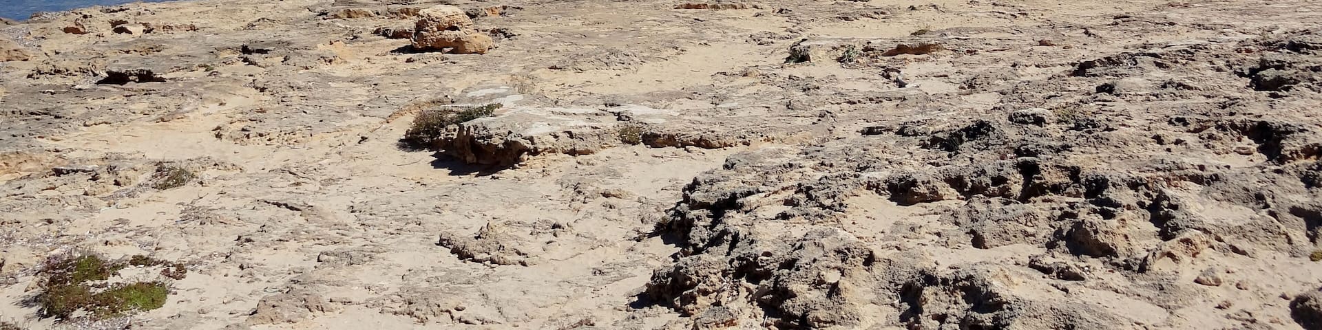 Platja des Caragol, Strand an der Südküste von Mallorca, Spanien