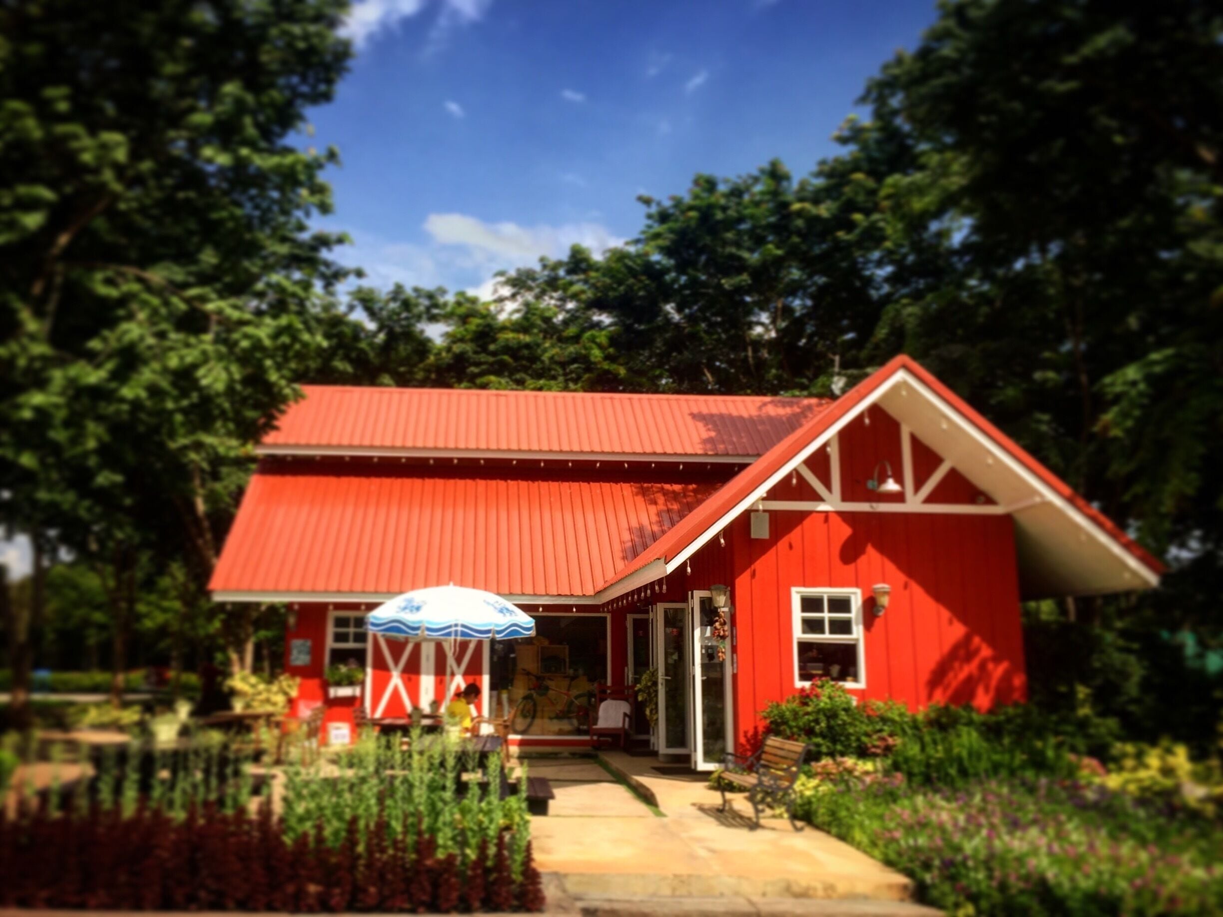 #colorful barn house