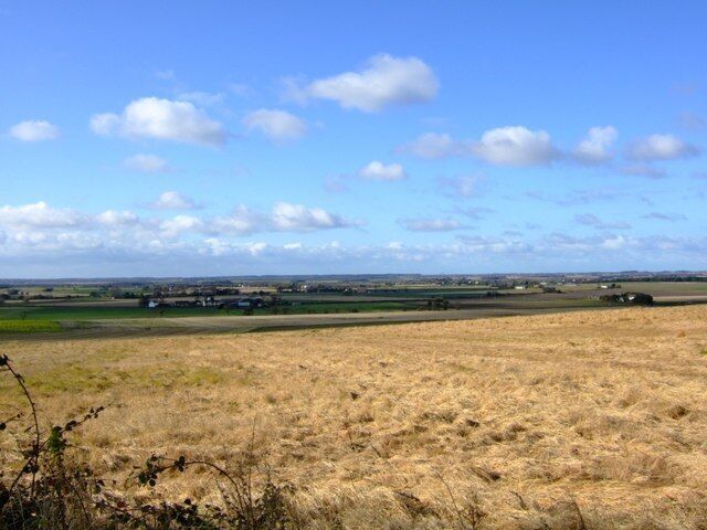 View towards the coast From the viewpoint on Clieves Hill Lane