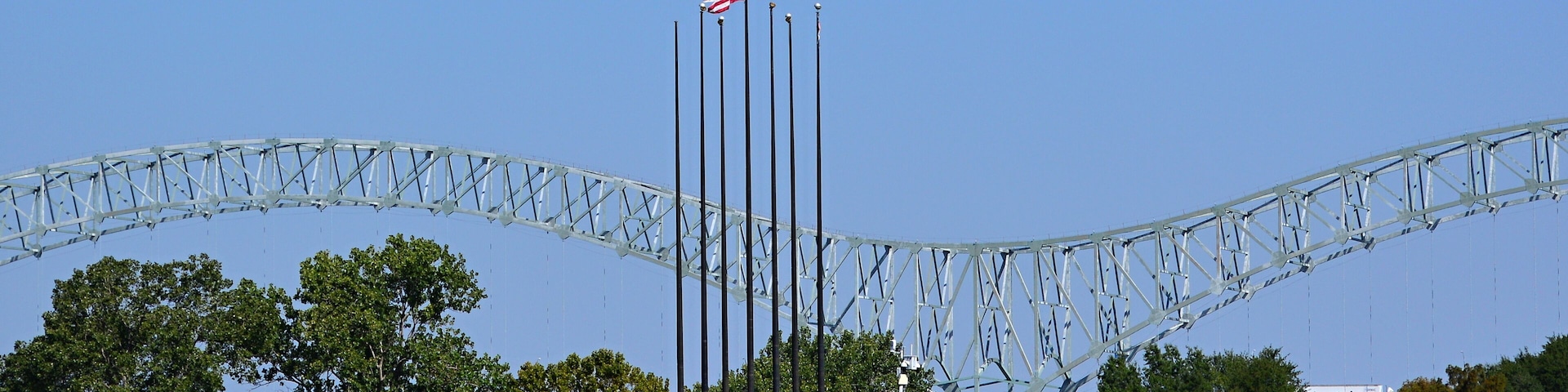 Panorama at the Mississippi River in Memphis, Tennessee