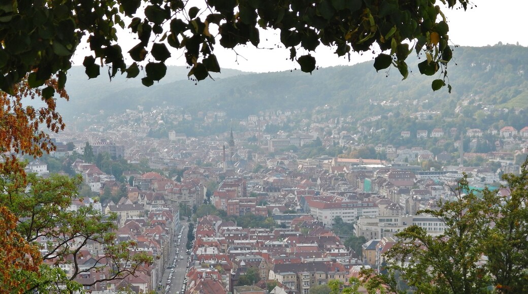 Ausblick Richtung Stuttgart Kaltental vom Teehaus