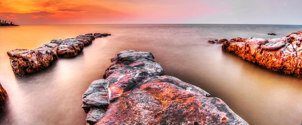 Post Sunset at Nightcliff, Northern Territory, Australia.