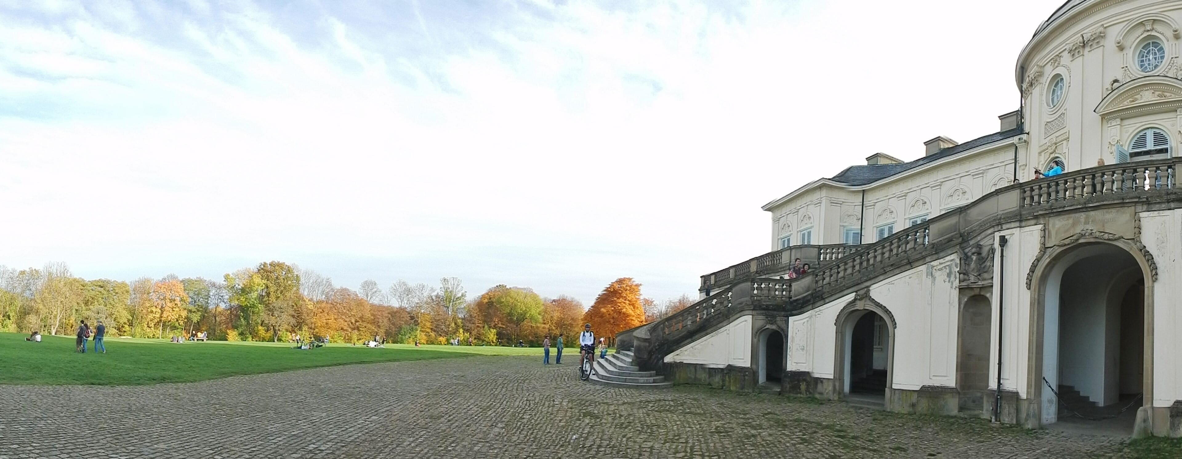 Ausblick vom Schloß Solitude in Stuttgart