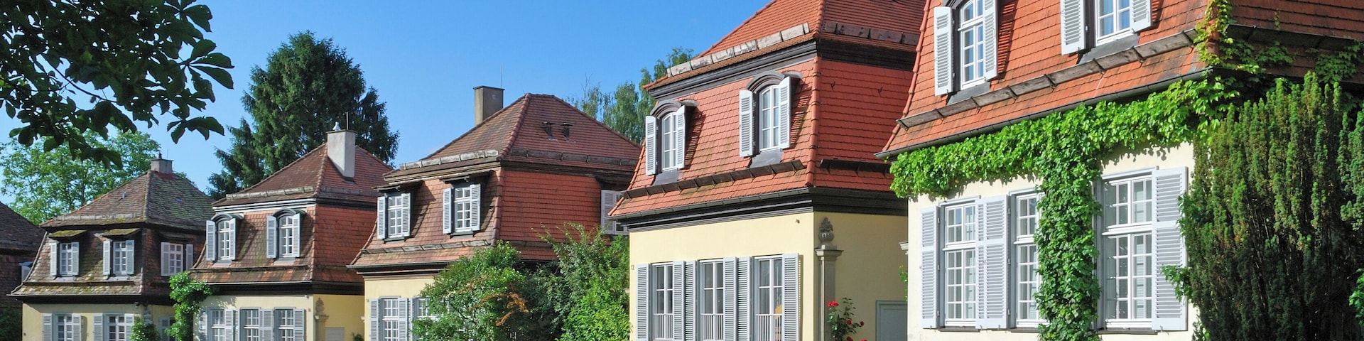 Side houses at the Castle Solitude near Stuttgart