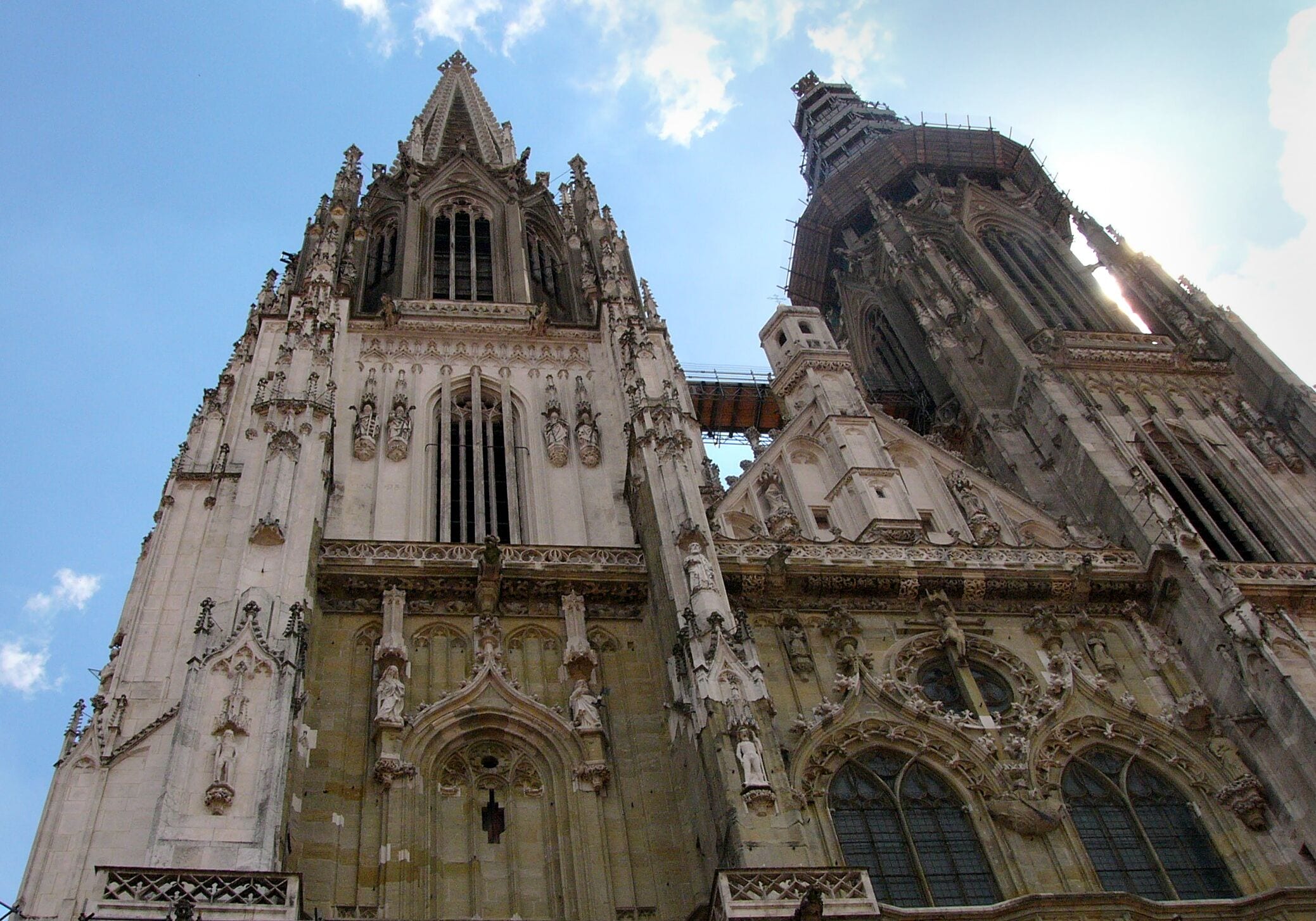 Cathedral St. Peter in Regensburg, Bavaria, Germany.