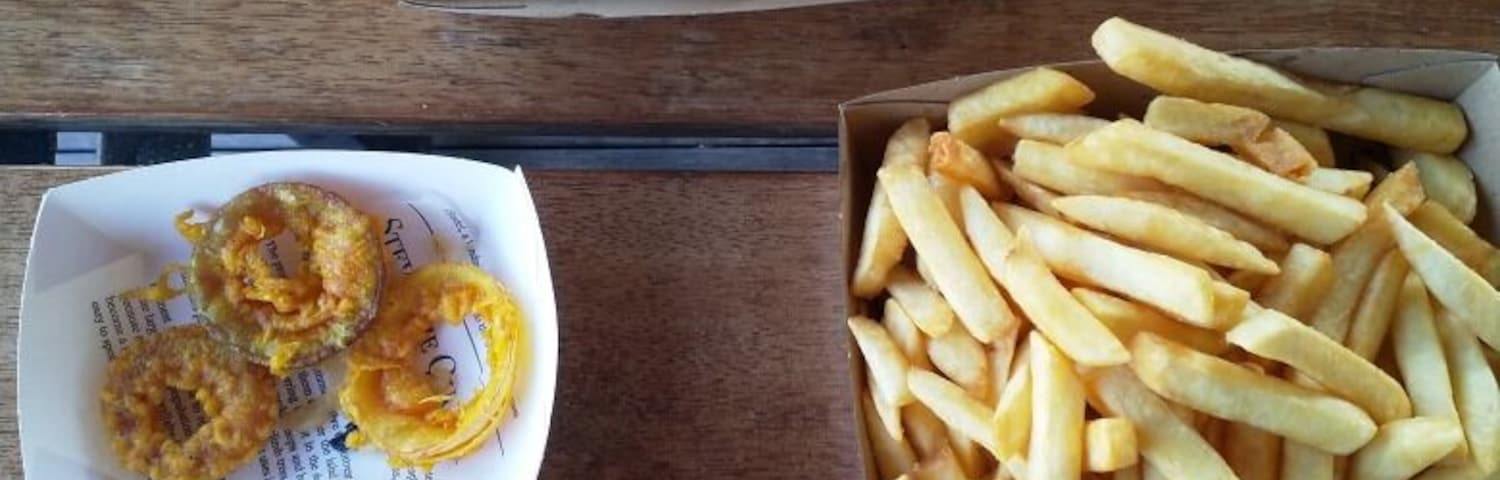 Fried veg from Frying Nemo. Some great vegan food.
#Trovember