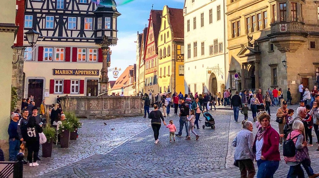 Market Square with old town hall in Rothenburg ob der Tauber, Bavaria, Germany
#Trovember