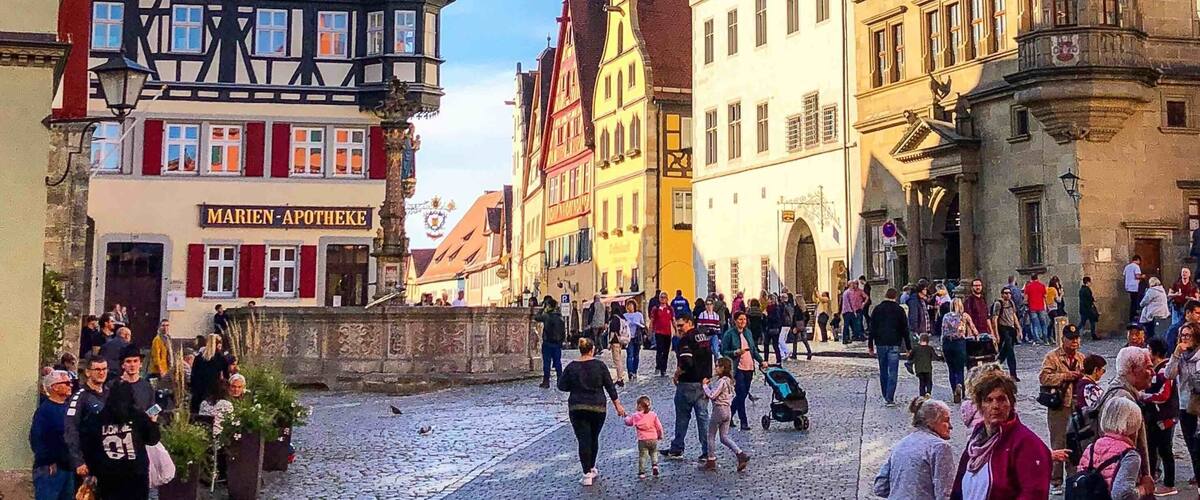 Market Square with old town hall in Rothenburg ob der Tauber, Bavaria, Germany
#Trovember