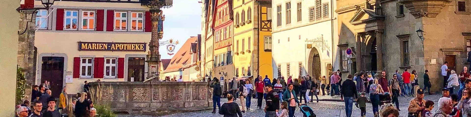 Market Square with old town hall in Rothenburg ob der Tauber, Bavaria, Germany
#Trovember