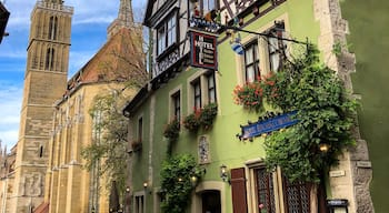 In the streets of Rothenburg ob der Tauber, Bavaria, Germany