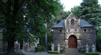 Chapel at cemetery in Dresden–Striesen