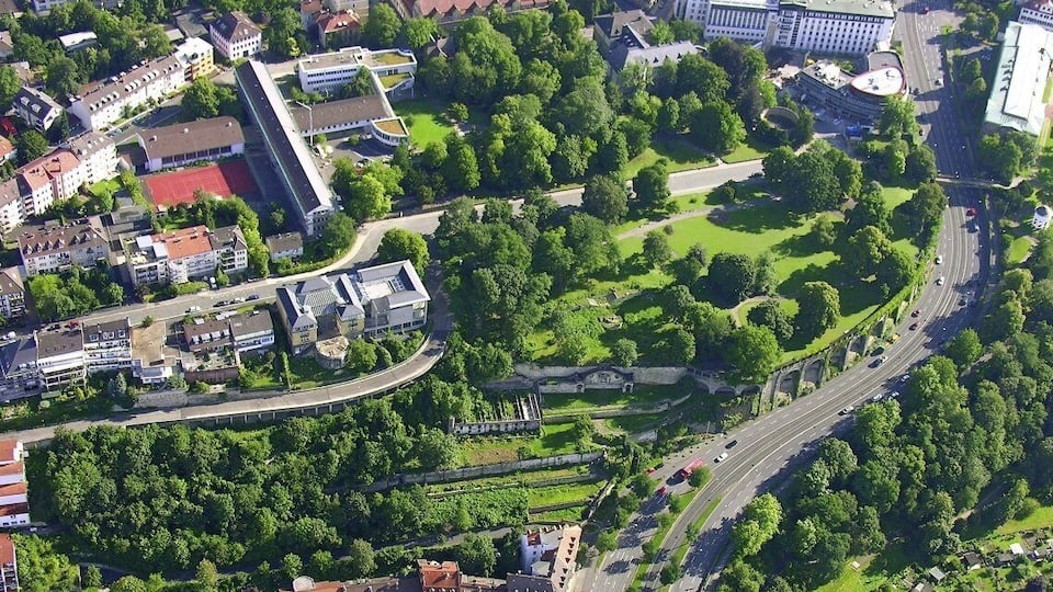 Aerial photography of "Weinberg" in Kassel, Germany