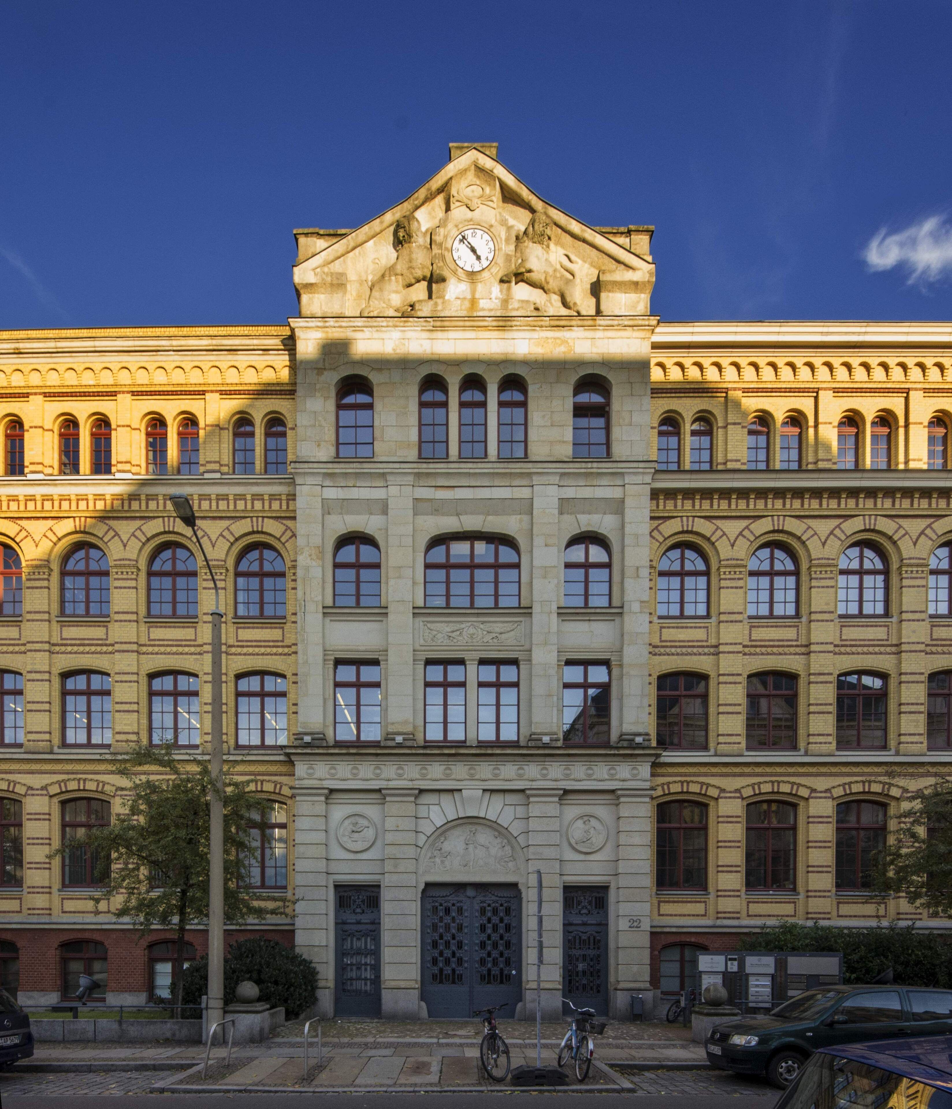 Gebäude in der Inselstraße in Leipzig