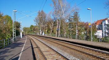 S-Bahnhof Anger-Crottendorf in Leipzig, der an diesem Standort im Zuge der Neustrukturierung des Leipziger S-Bahnnetzes 2013 aufgehoben wird