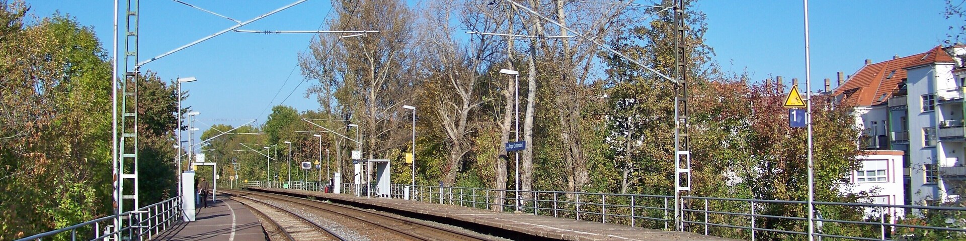 S-Bahnhof Anger-Crottendorf in Leipzig, der an diesem Standort im Zuge der Neustrukturierung des Leipziger S-Bahnnetzes 2013 aufgehoben wird