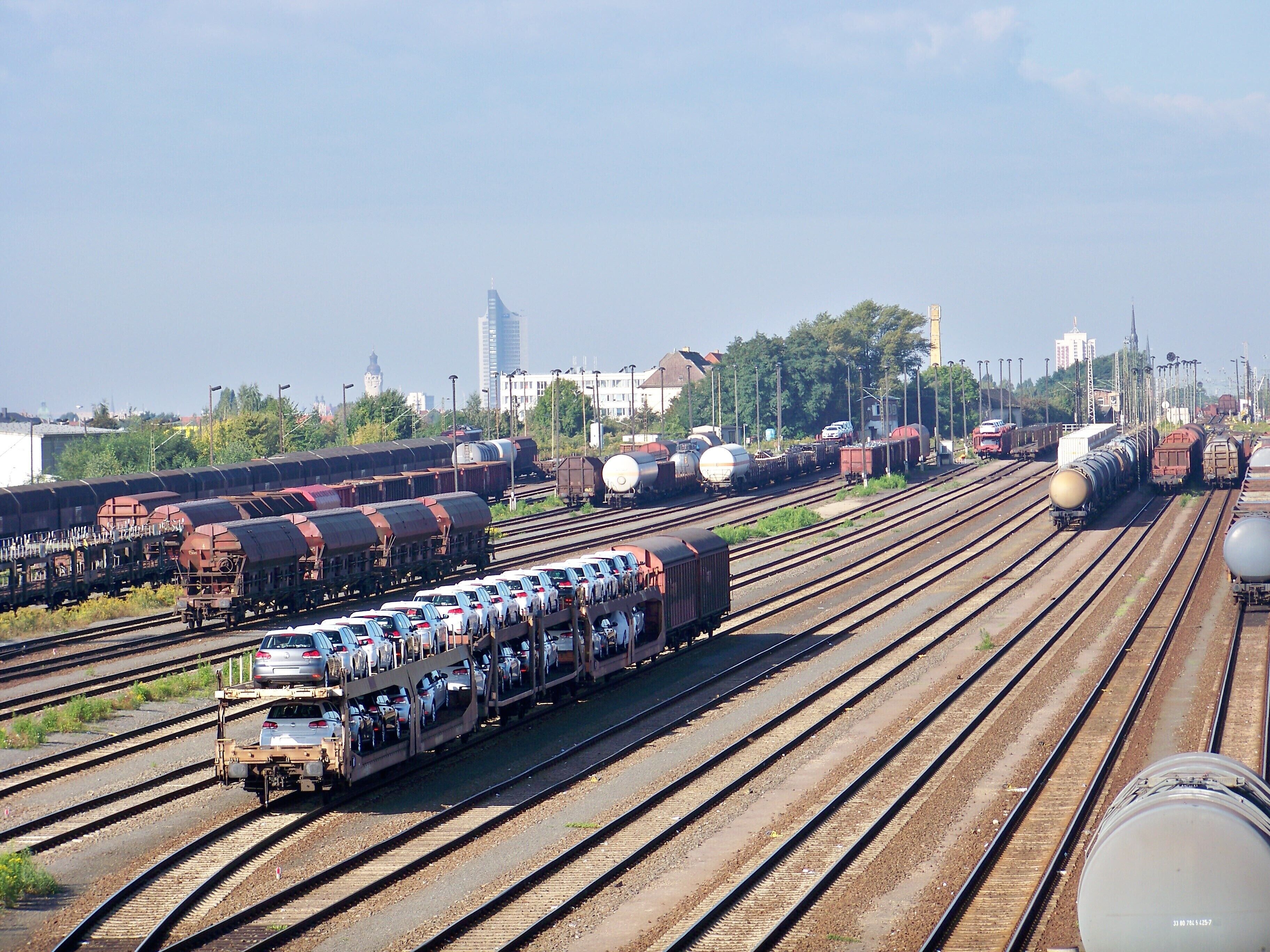 Güterbahnhof Engelsdorf in Leipzig
