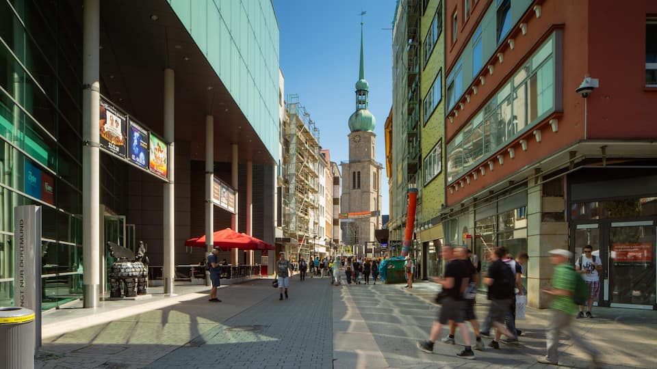 Dortmund City Centre showing a city
