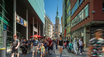 Dortmund City Centre featuring street scenes and a city as well as a small group of people