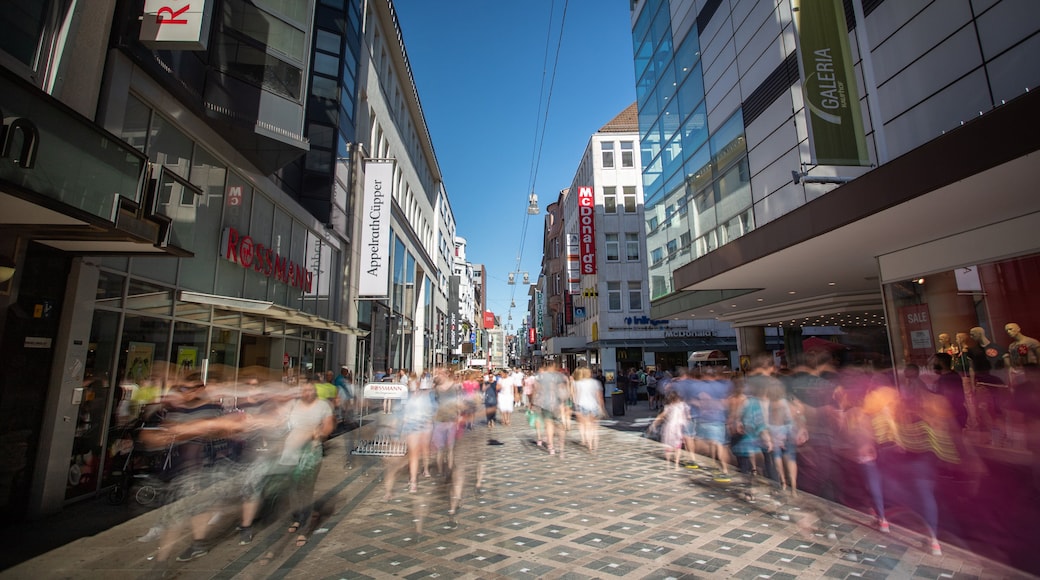 Dortmund City Centre which includes a city and street scenes as well as a small group of people
