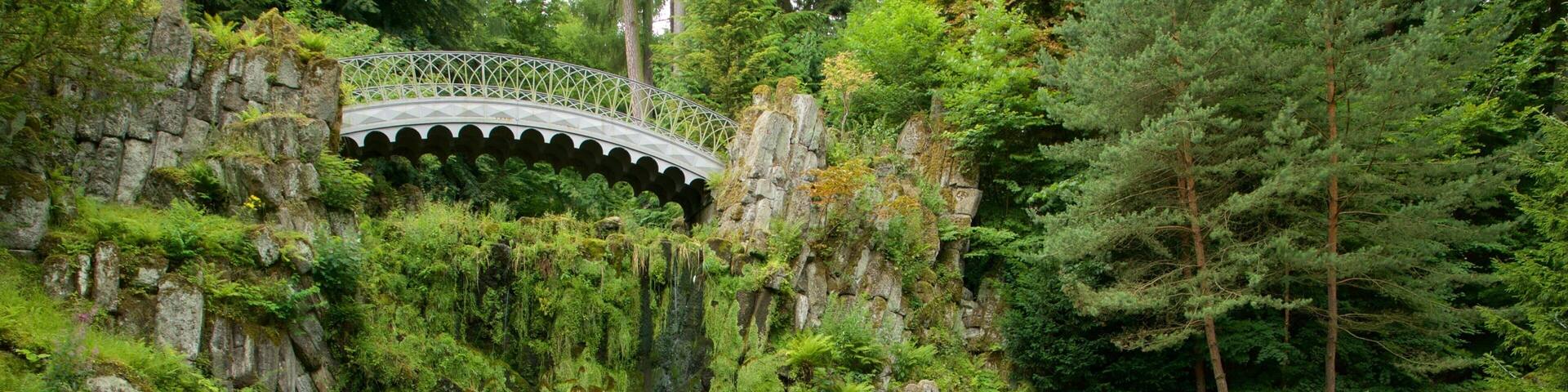 Bergpark Wilhelmshoehe mettant en vedette pont