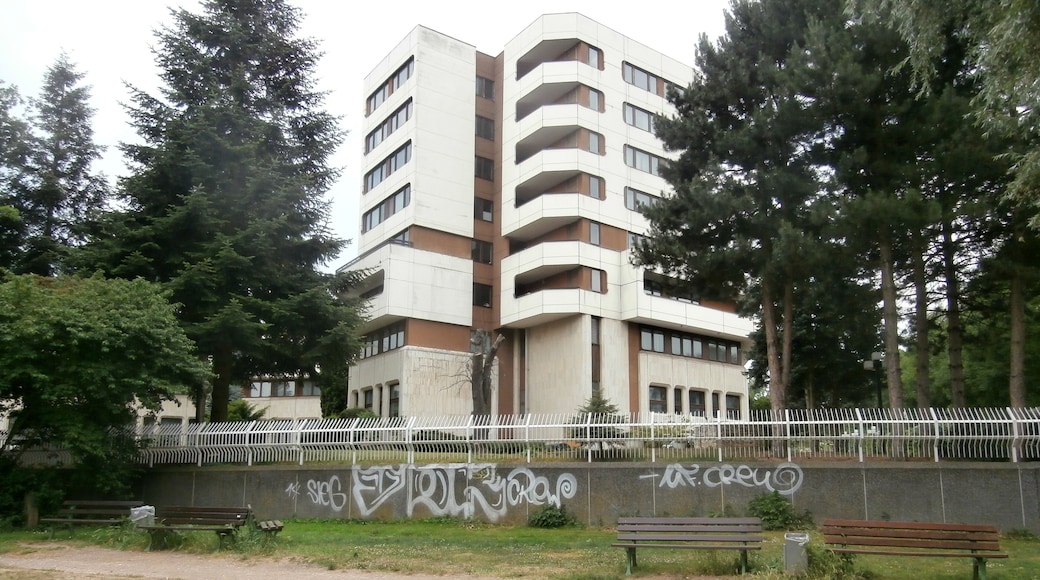 Generalkonsulat von Rumänien, Legionsweg 14, Bonn-Castell: Ansicht vom Rheinufer (Leinpfad)