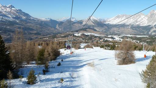 Telemix des Fontettes, La Joue du Loup, Domaine skiable du Dévoluy.