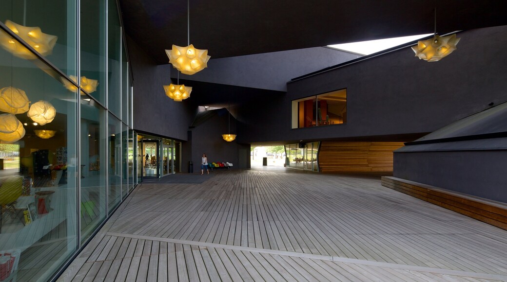 Basel City Centre featuring interior views and modern architecture