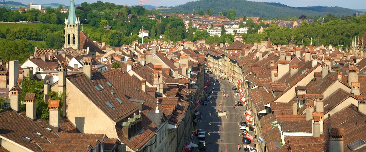 Old City of Bern featuring landscape views and a city