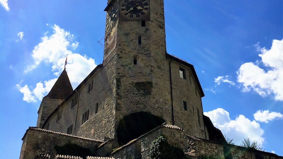 Castle at Rapperswil, overlooking Lake Zurich. Magnificent views on a sunny day! #lifeatexpedia #Switzerland