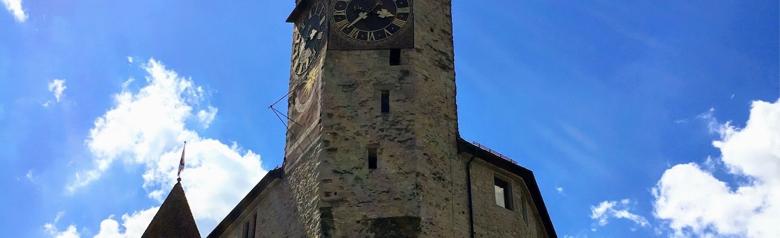 Castle at Rapperswil, overlooking Lake Zurich. Magnificent views on a sunny day! #lifeatexpedia #Switzerland