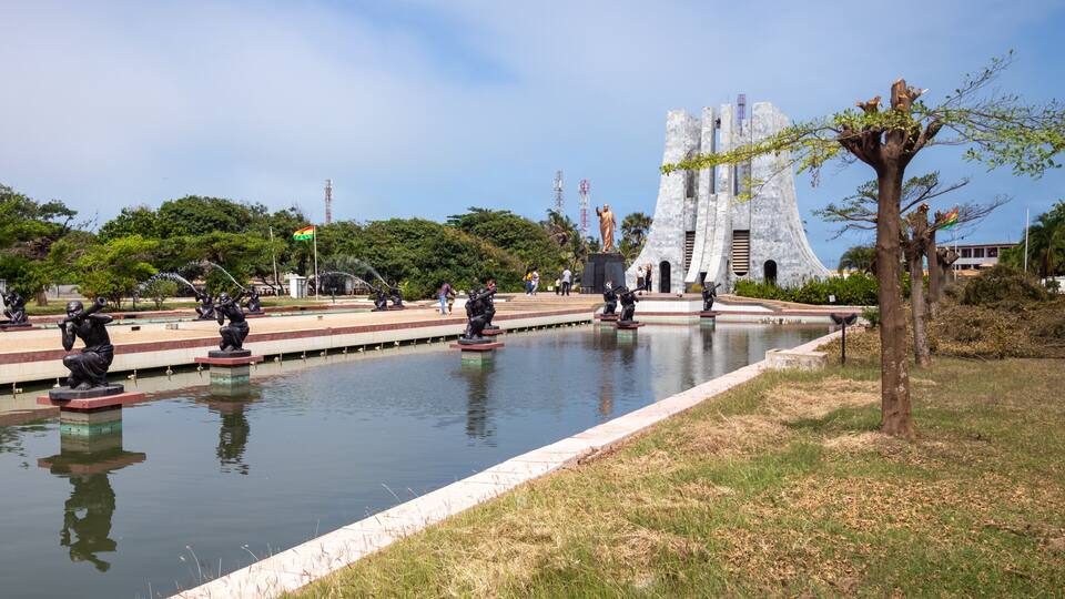 Kwame Nkrumah Memorial Park & Mausoleum in Accra, Ghana