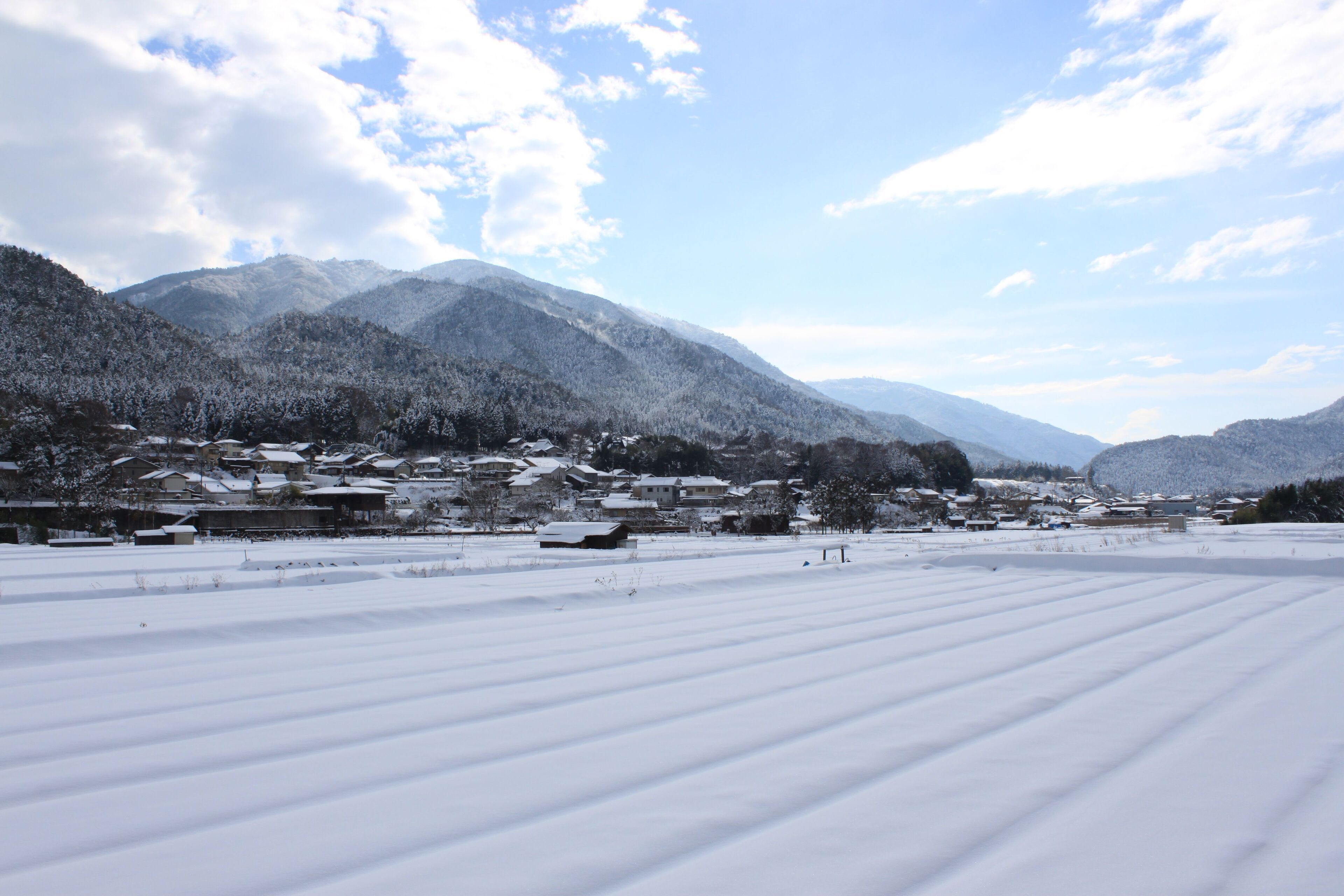 寂光院付近の風景