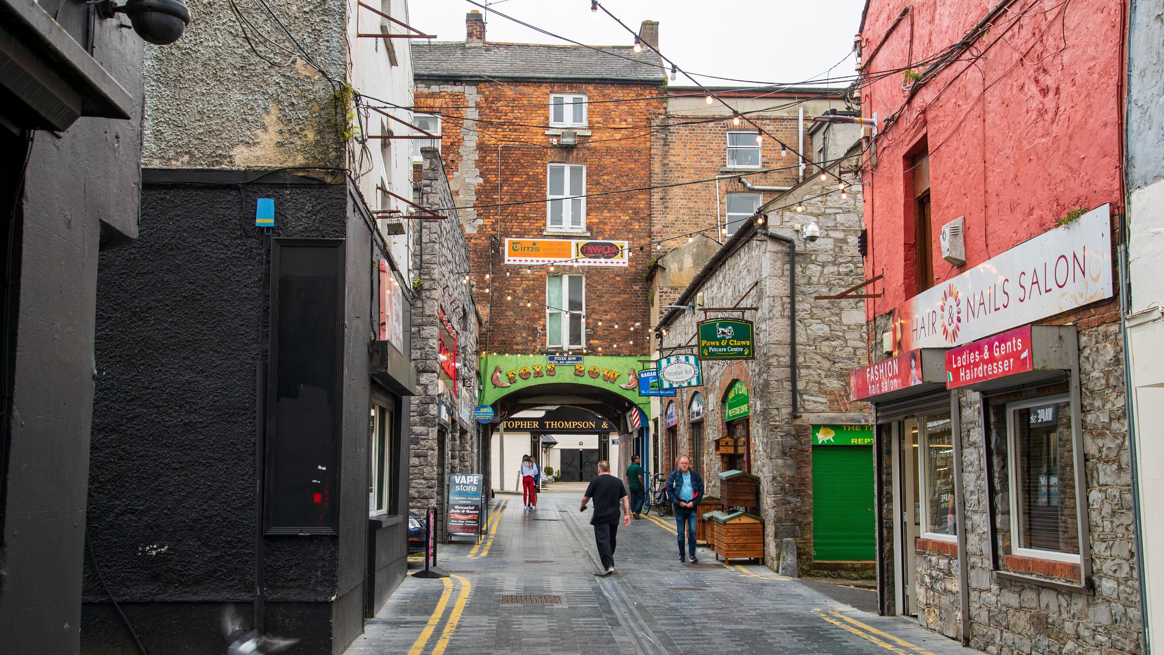 Limerick City Centre which includes street scenes