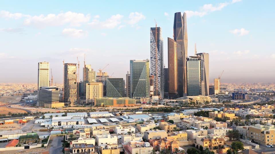 King Abdullah Financial District in Riyadh Saudi Arabia