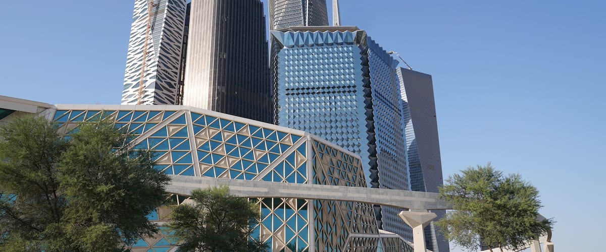 King Abdullah Financial District in Riyadh Saudi Arabia