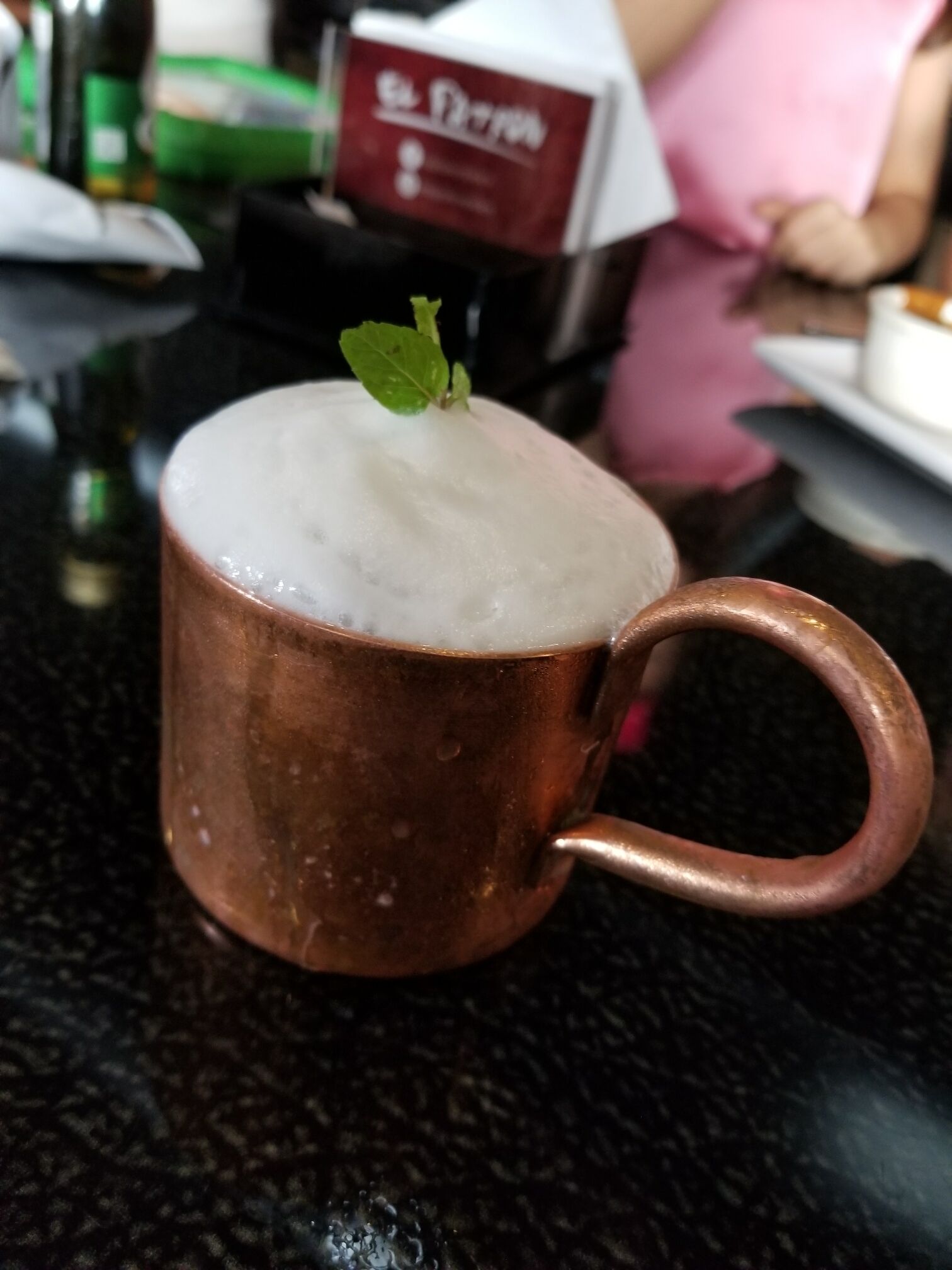 Bebida alcoólica com gengibre